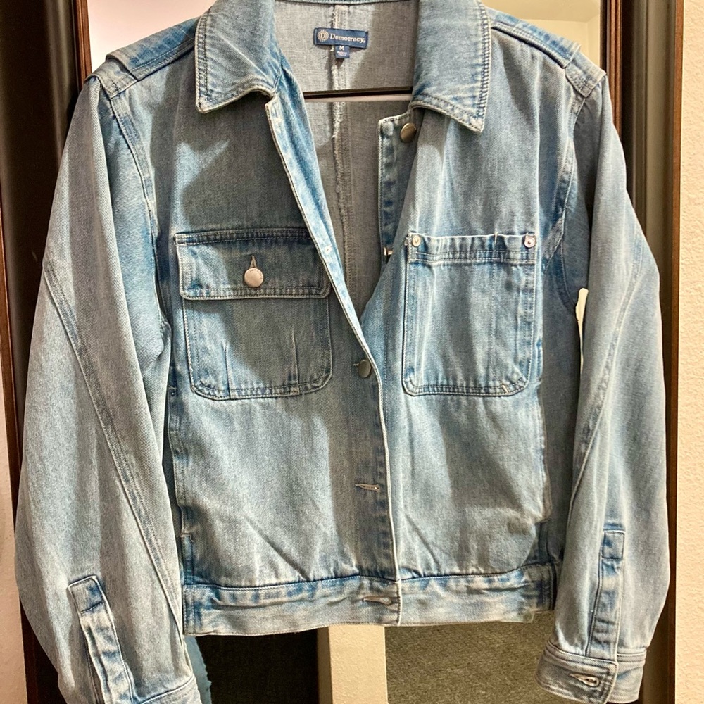 Democracy Blue Jean Jacket Classic Style